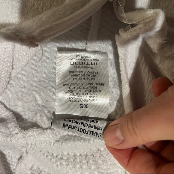 Girls Emoji Kids Hooded Blanket Sleeper Pajamas 2 Pieces Unicorn Yeti XS/8 - Picture 7 of 9